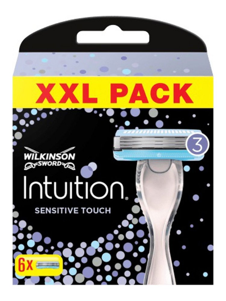 Wilkinson Sword Intuition Sensitive Touch Сменные женские кассеты для бритья, 6 шт.  #1