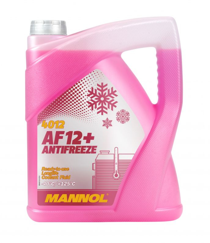 Mannol Antifreeze AF12+ (-40C) Антифриз готовый красный (5л) #1