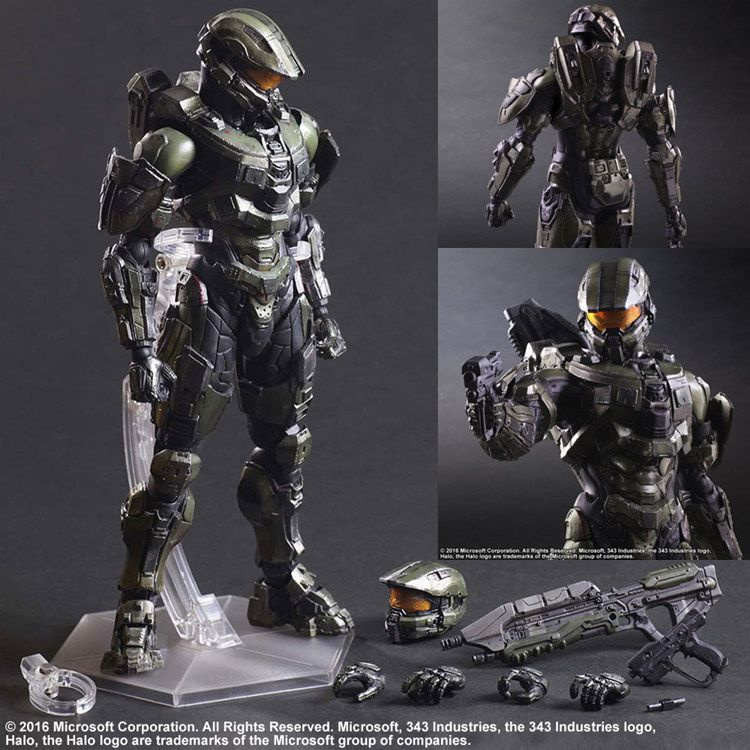 Игрушка Guardian Marvel, подвижная кукла Halo Master Chief 26см #1