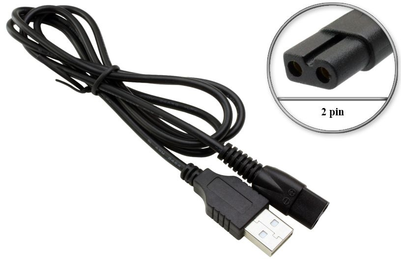 Кабель USB - 5V (UC TSLP) для зарядки от устройства с USB выходом триммера, машинки для стрижки и др. #1