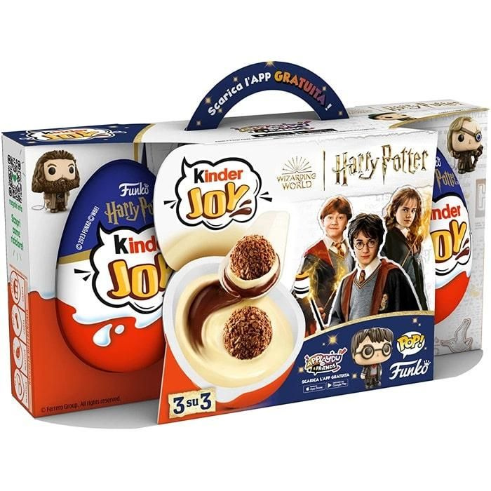 Набор из 3-х яиц Kinder Joy Harry Potter киндер Гарри Поттер Франция ...