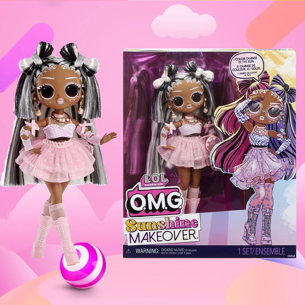 Кукла ЛОЛ Сюрприз OMG Sunshine Makeover Switches которая будет менять цвет Color Change Fashion Doll #1