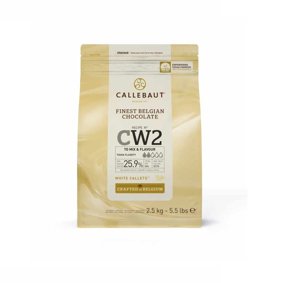 Белый шоколад Callebaut 25,9% какао, каллеты, 2,5 кг, CW2-RT-U71 #1