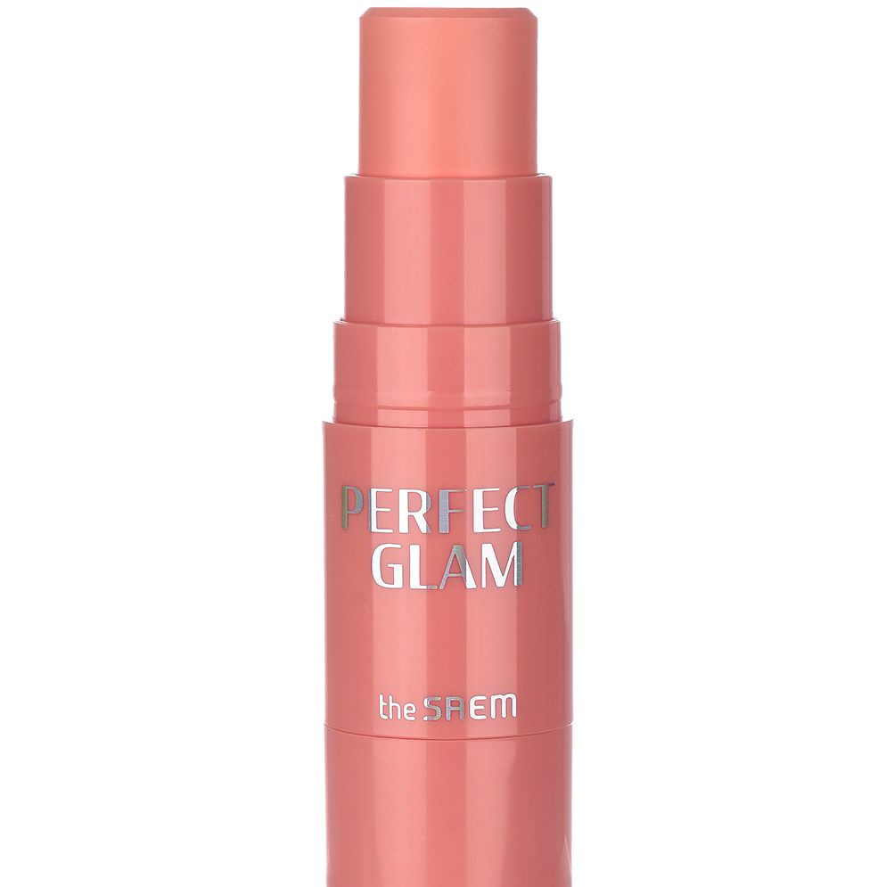 The Saem Румяна-стик для лица Perfect Glam Stick Blusher CR01 Apricot Milk, 6 г #1