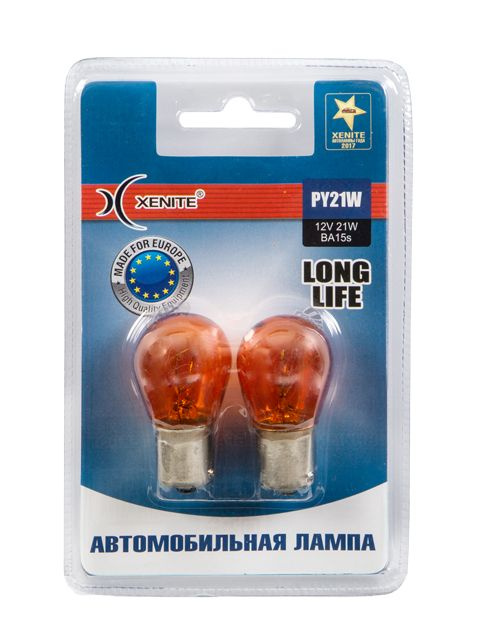 Xenite Лампа автомобильная PY21W, 2 шт. арт. 1007175 #1