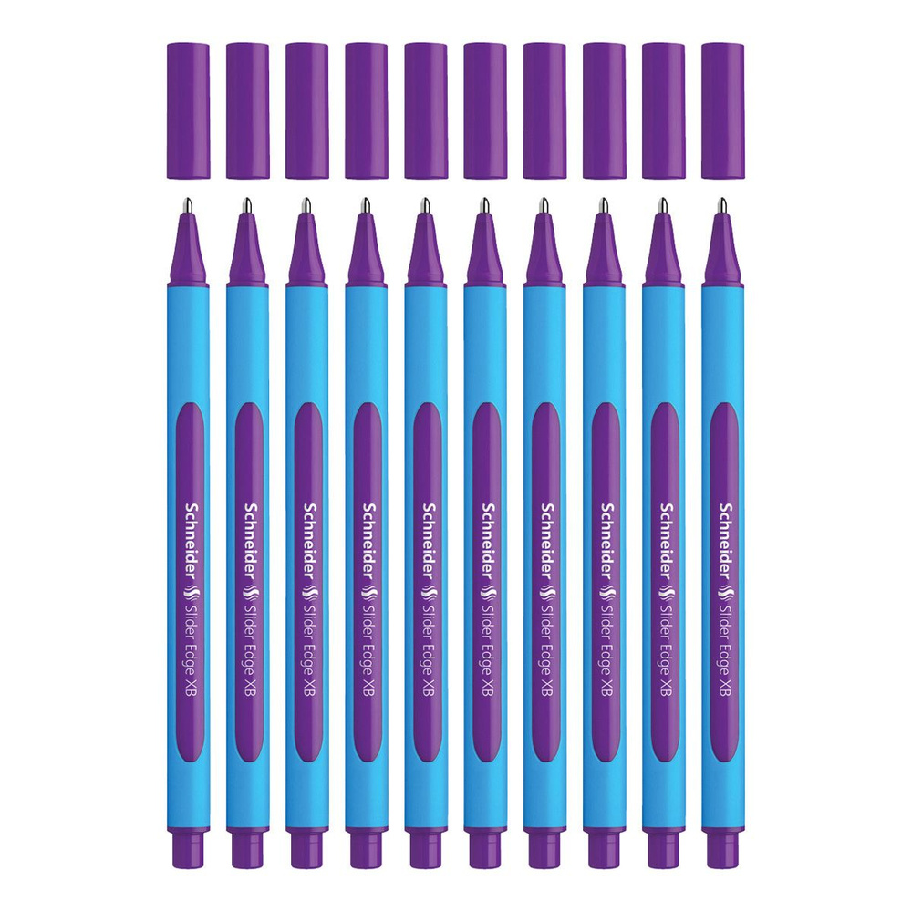 Schneider Ручка Шариковая, толщина линии: 1.4 мм, цвет: Фиолетовый, 10 шт.  #1