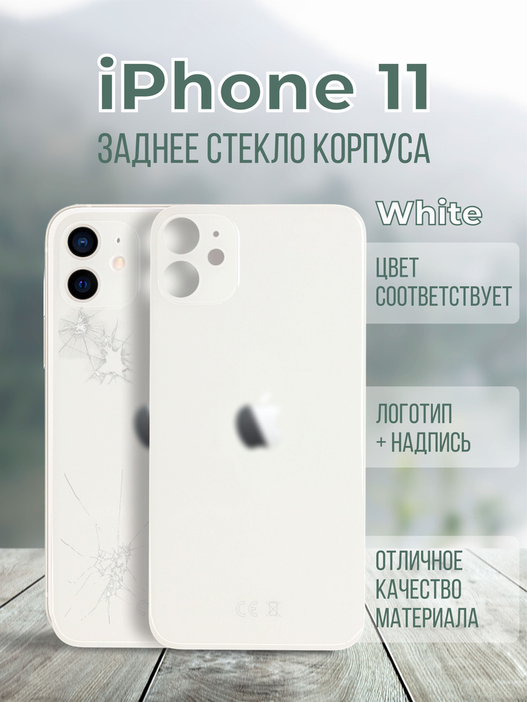 Задняя крышка (панель) iPhone 11 (White) #1