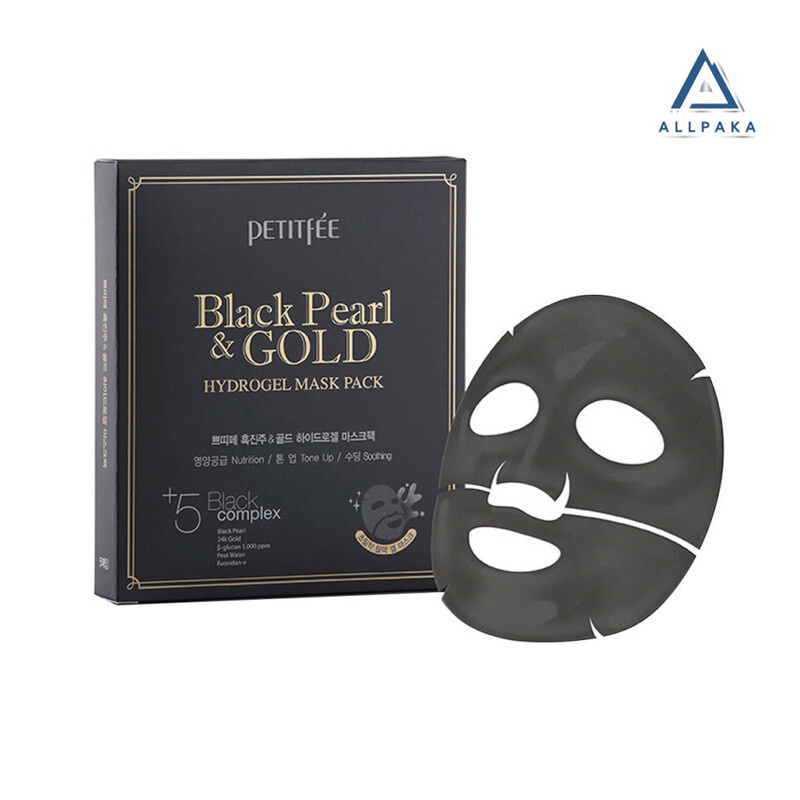 Гидрогелевая маска с коллоидным золотом и чёрным жемчугом. Создана для бережного ухода за лицом. Подходит для всех типов кожи.