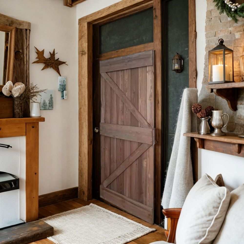 Дверь межкомнатная раздвижная 90х210 см Дези из массива сосны в стиле лофт