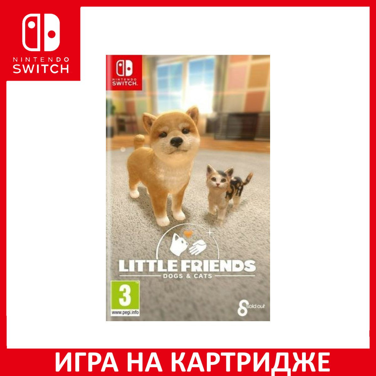 Игра на Картридже Little Friends: Dogs and Cats (Switch)