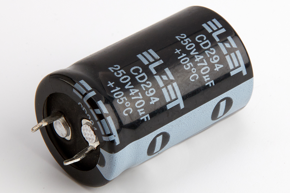 Конденсаторэлектролитический470мкф250в105гр.CD294(25X40)ELZET