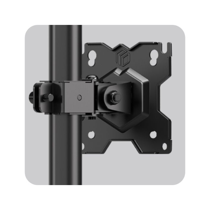 ONKRON - Onkron d101e blk support de bureau pour écran pc ou tv de 13à 34  pouces, noir