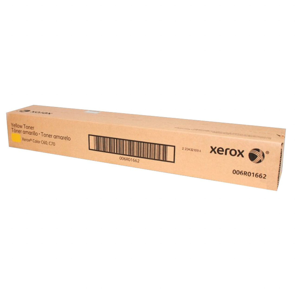 Xerox тонер (006R01662) Color C60/C70, цвет желтый, ресурс 34000 страниц, оригинальный  #1