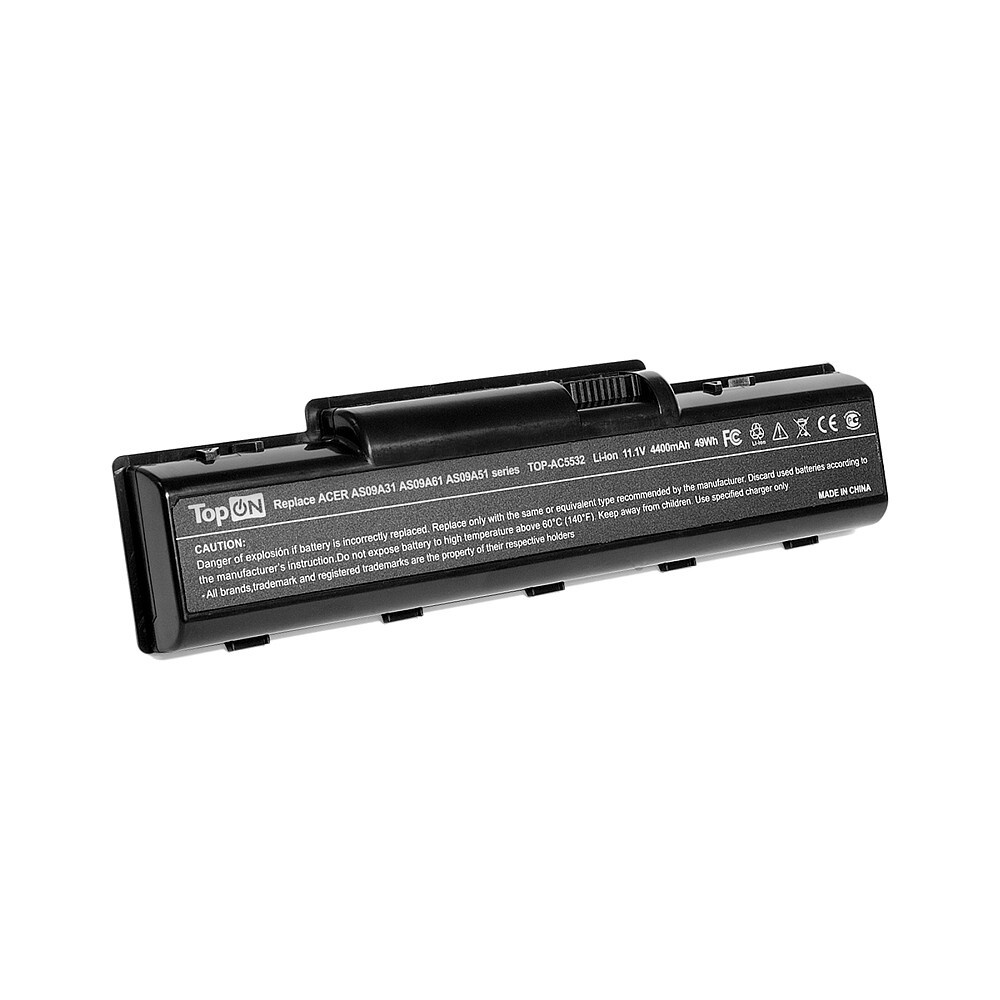 TopON Аккумулятор для ноутбука Acer 4400 мАч, ((TOP-AC5532) AS09A31, AS09A41, AS09A61, AS09A71, AS09A73, #1