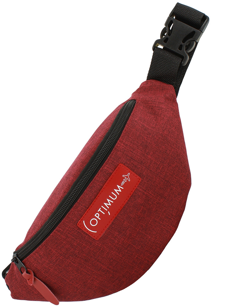 Поясная сумка на пояс женская мужская для девочки мальчика Optimum Mini Custom, красная  #1