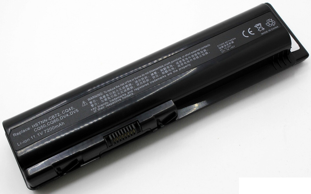 Аккумулятор для ноутбука HP Pavilion dv4 dv5 dv6 G50 G60 G61 (11.1V 6600mAh) P/N: KS524AA KS526AA KS527AA #1