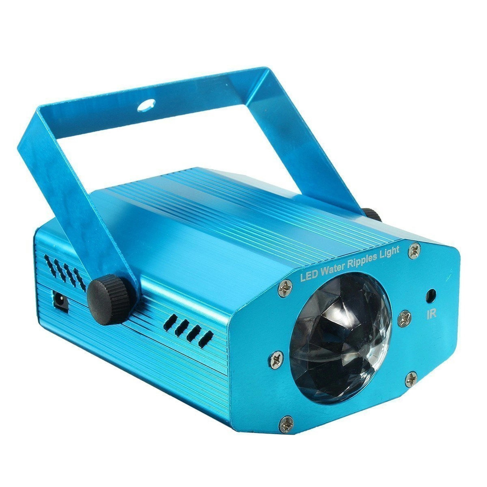 Лазерный мини проектор для дома с эффектом светомузыки, портативный новогодний лазерный проектор  #1