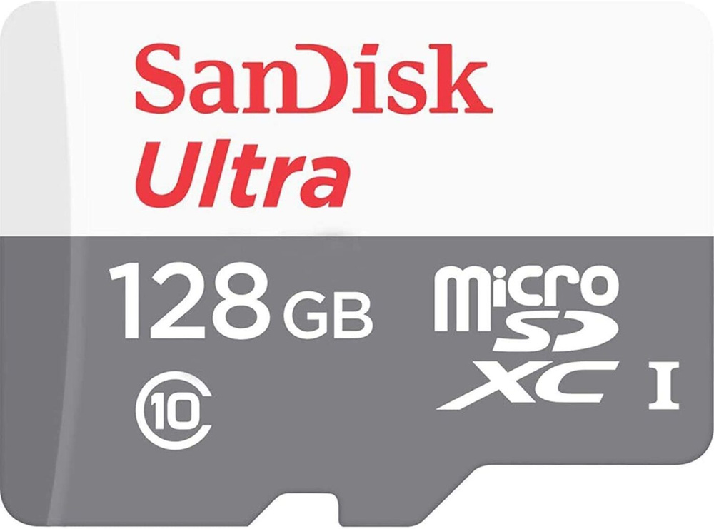 Флеш карта microSDXC 128Gb Class10 Sandisk SDSQUNR-128G-GN6MN Ultra Light w/o adapter #1