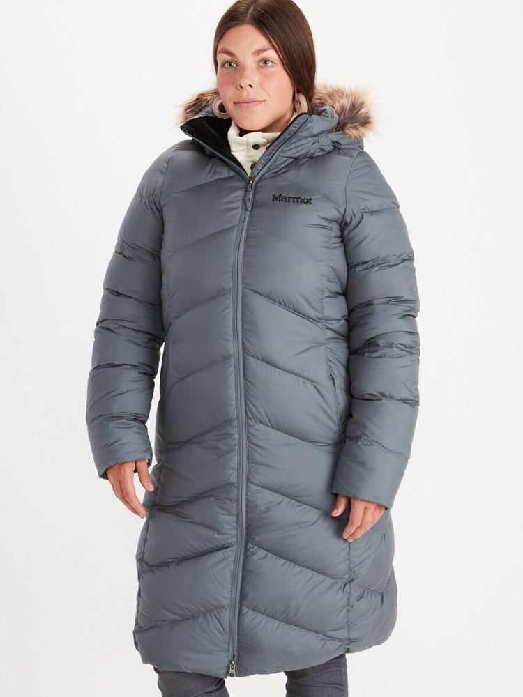 Пальто пуховое Marmot Wm's Montreaux Coat, Steel Onyx, S #1