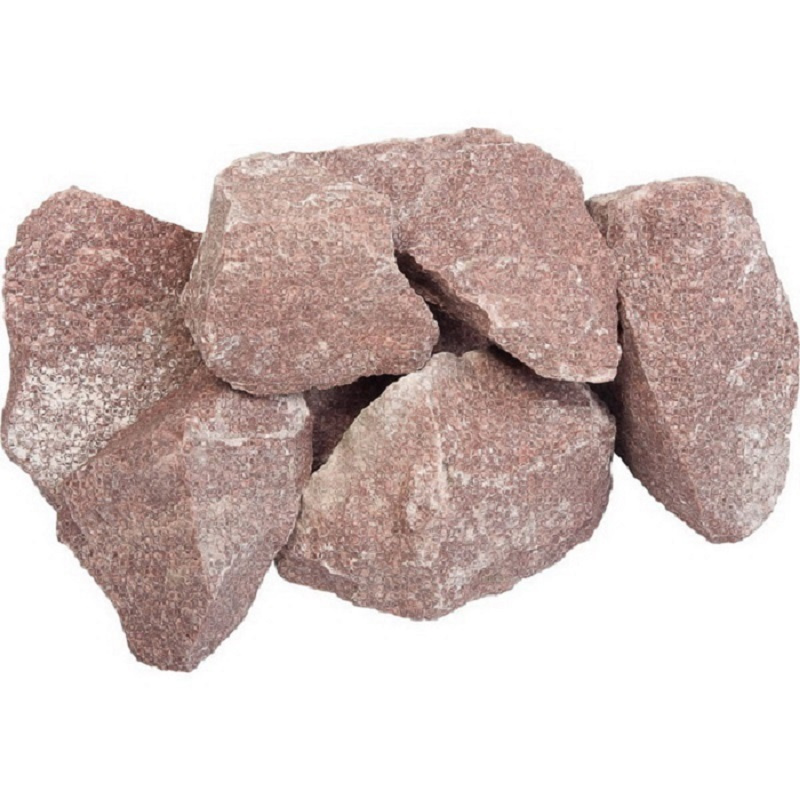 Банные штучки Камни для бани Малиновый кварцит, 20 кг #1