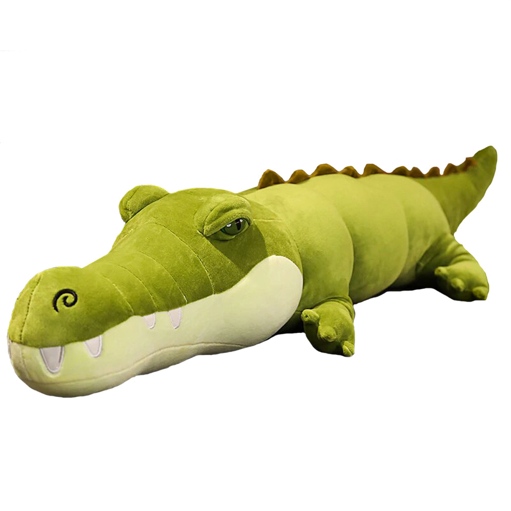 Мягкая игрушка Крокодил (Кайман) TG Toys, для сна, Светло-Зеленый, р-р 100см  #1