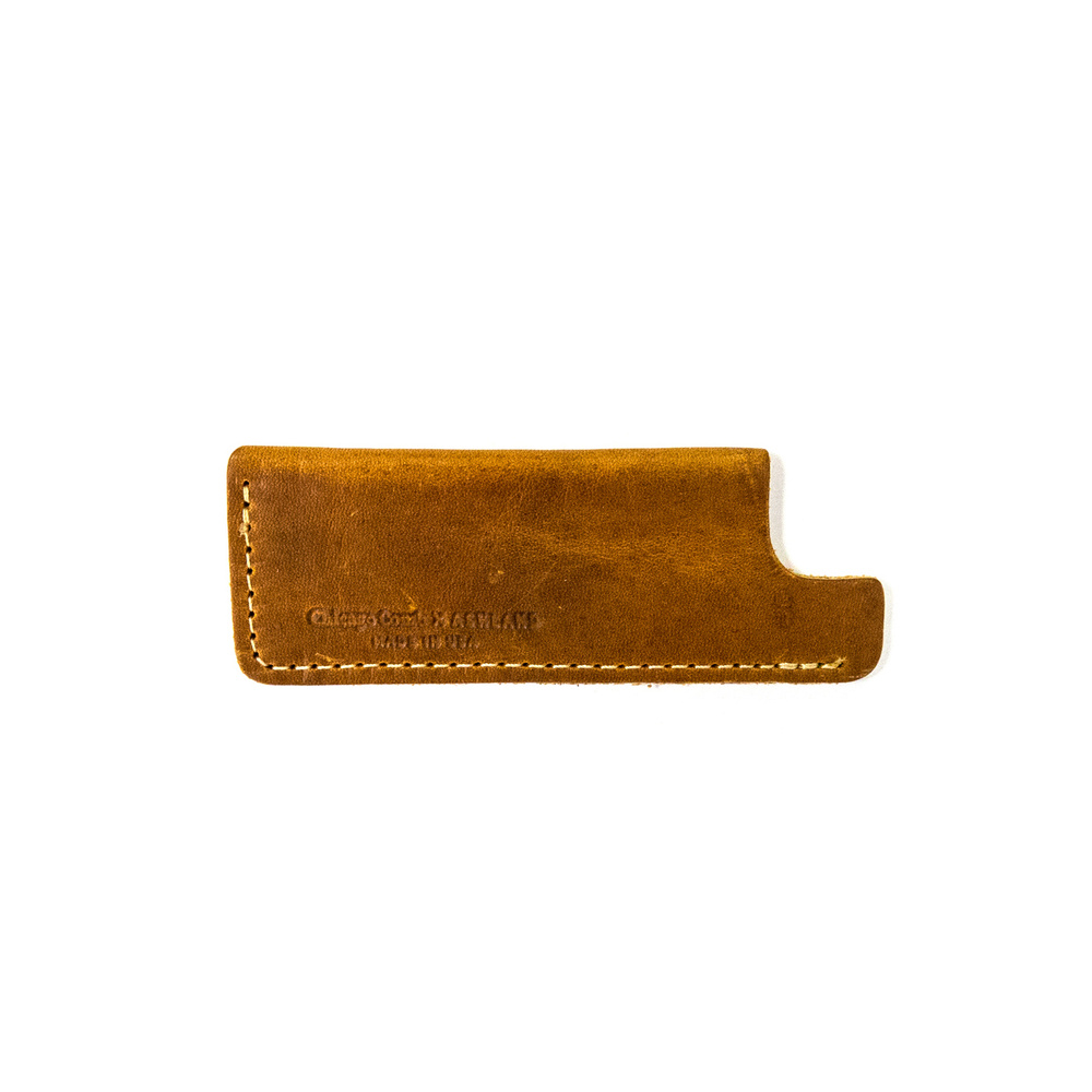 Чехол Ashland Leather для расчески Chicago comb модель 2/4 Бронзовая кожа  #1