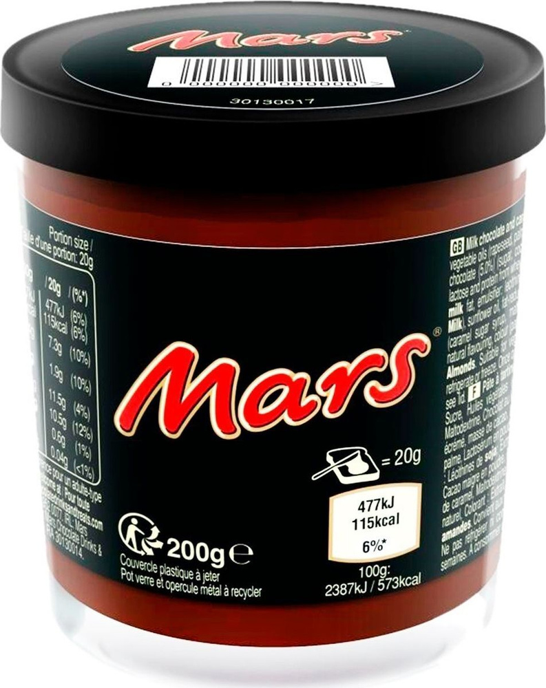 Шоколадная паста Mars Choc Spread, 200 г #1