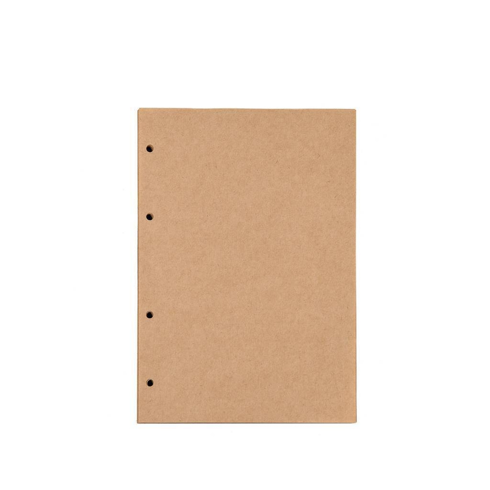 Блок А5 скетчбук с крафтовыми листами для тетрадей или блокнотов на кольцах/150 листов крафт  #1