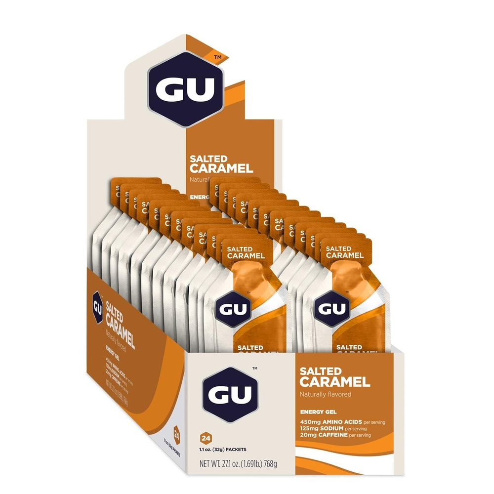 GU Energy Gel энергетический гель для бега Соленая карамель 24 порции  #1