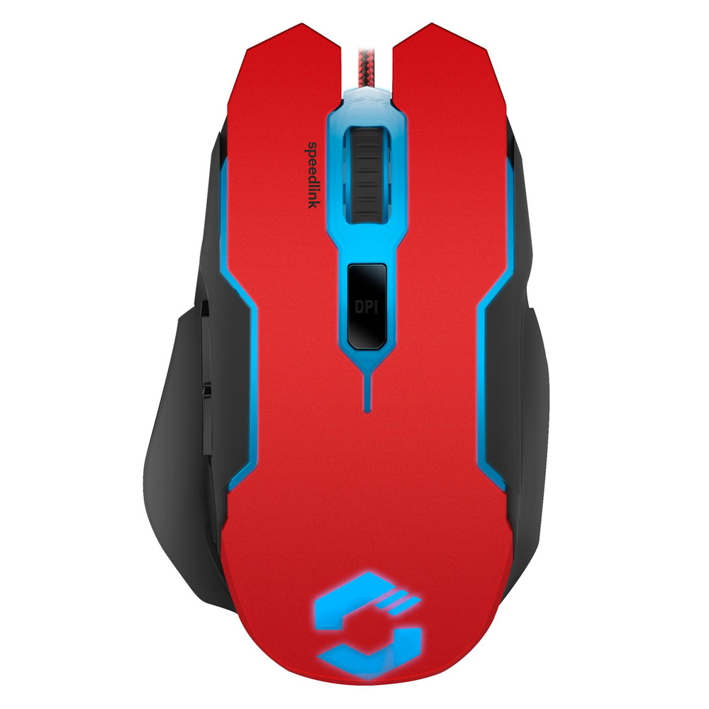 PC Мышь проводная Speedlink Contus Gaming Mouse black-red (SL-680002-BKRD) #1