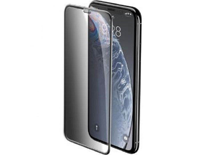 Защитное стекло Glass Pro антишпион для Apple iPhone 11 / Apple iPhone XR на весь экран с черной рамкой #1