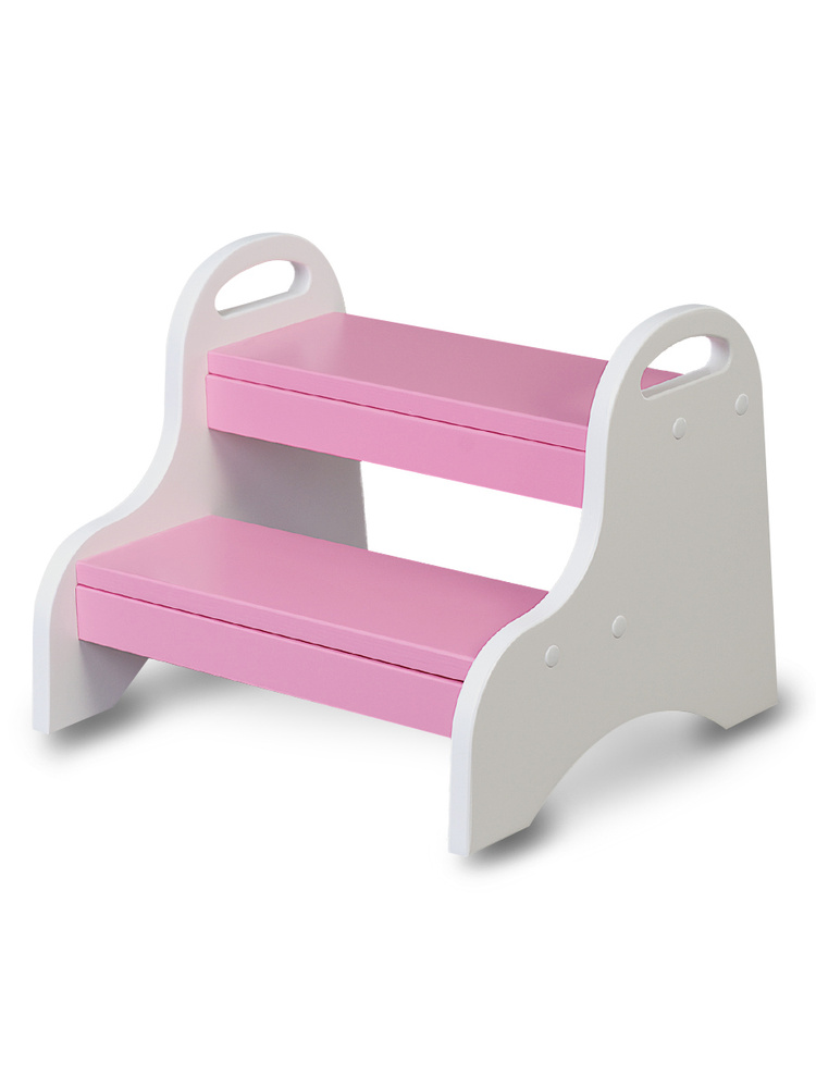 Табурет-стремянка подставка ALPIKA-BRAND Eco materials, розовая #1