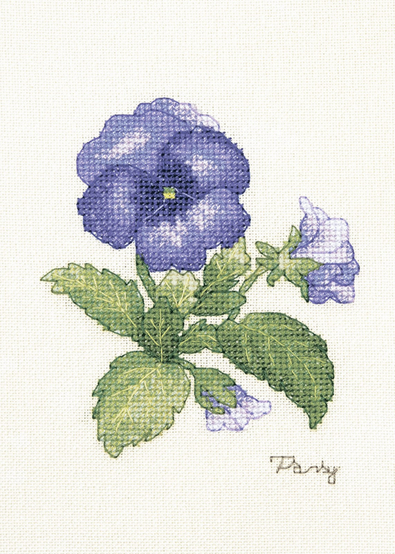 Набор для вышивания XIU CRAFTS арт xcrafts.2032405 "Анютины глазки ...