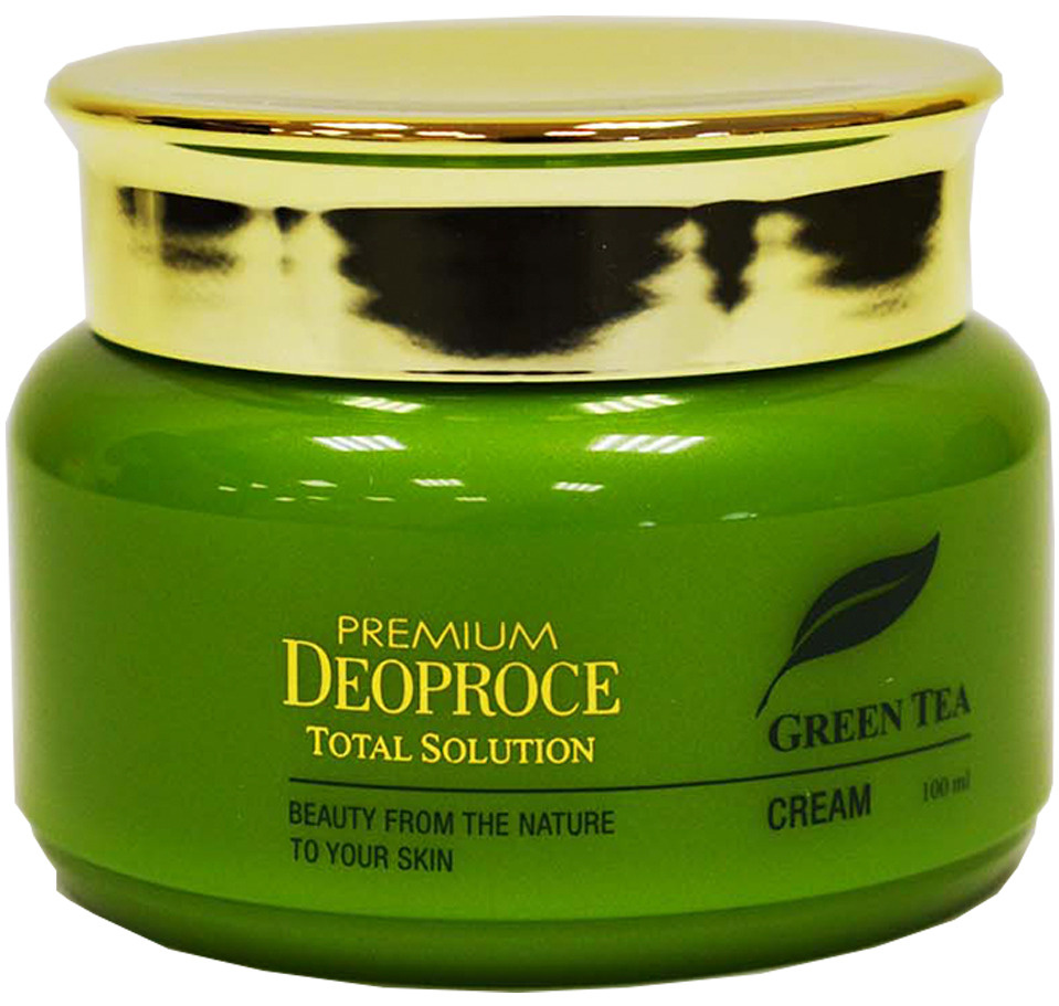 Deoproce Крем для лица с зеленым чаем антивозрастной уход борьба с морщинами и восстановление кожи Premium #1