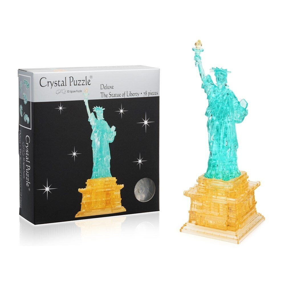 3D пазл для детей Crystal Puzzle, головоломка "Статуя Свободы", подарок ребенку  #1