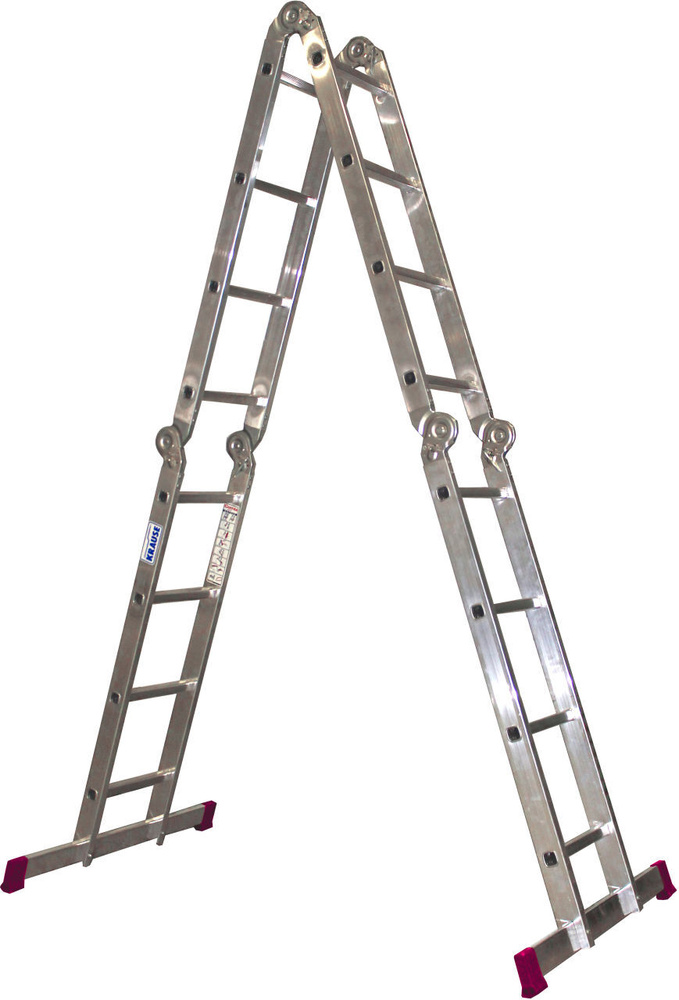 Универсальная шарнирная лестница с траверсой KRAUSE CORDA 16 (4х4) ступеней, высота 4,7 м, партномер #1