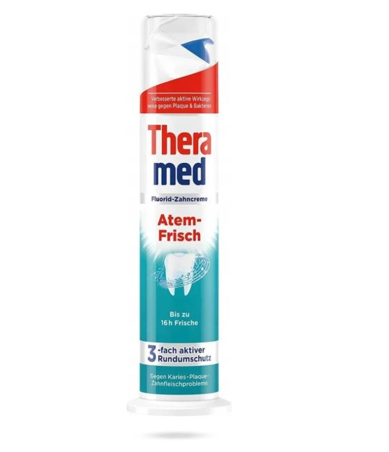 Зубная паста Theramed Atem-Frisch,  с дозатором, 100 мл. Германия #1