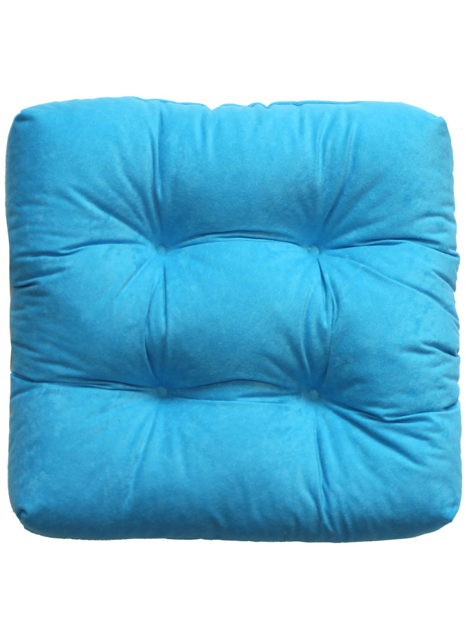 Подушка для сиденья МАТЕХ VELOURS LINE 40х40 см. Цвет светло-голубой, арт. 49-418  #1