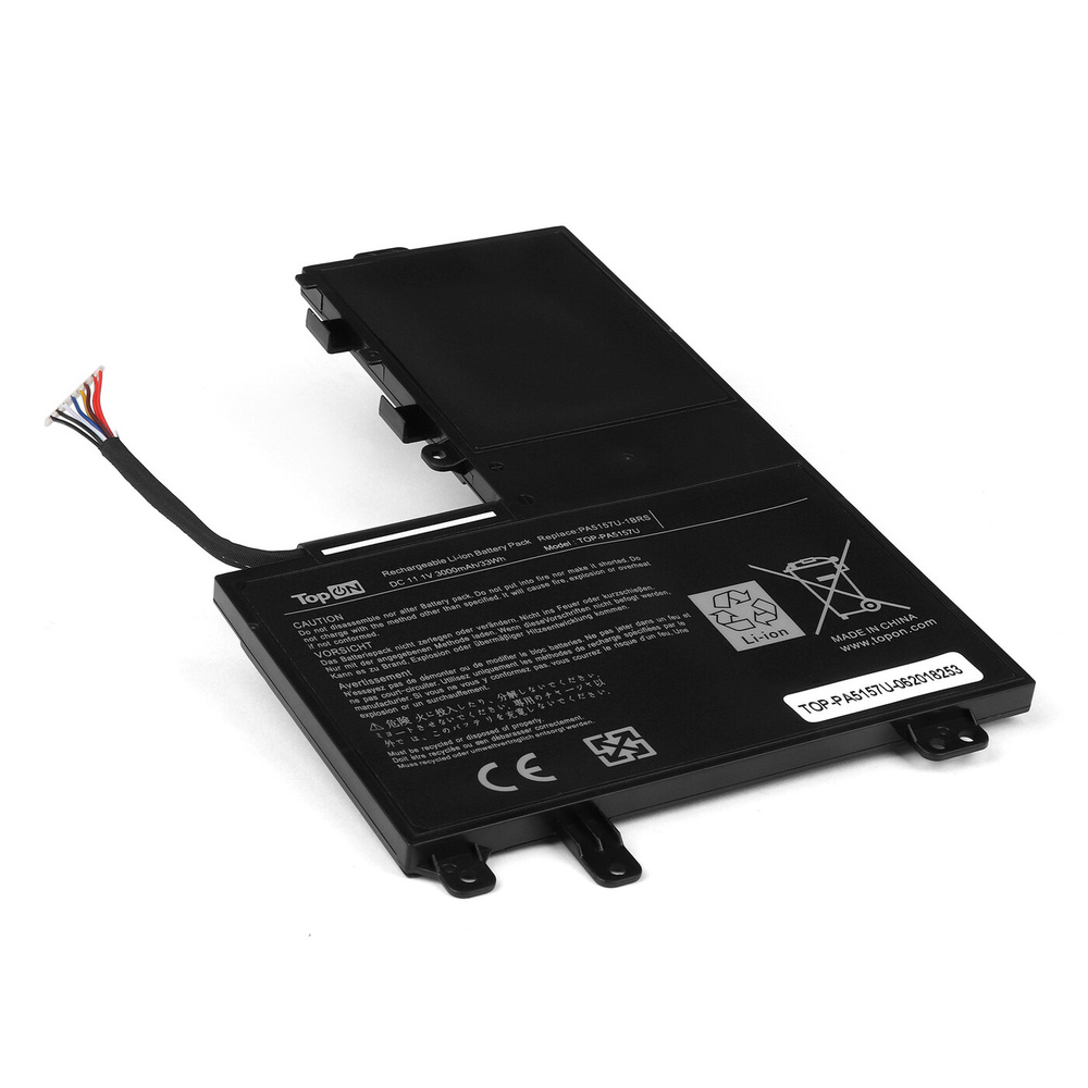 Аккумулятор для ноутбука Toshiba Satellite E55T, M40-A, M50-A, U50T, T940 Series (11.1V, 3000mAh, 33Wh). #1