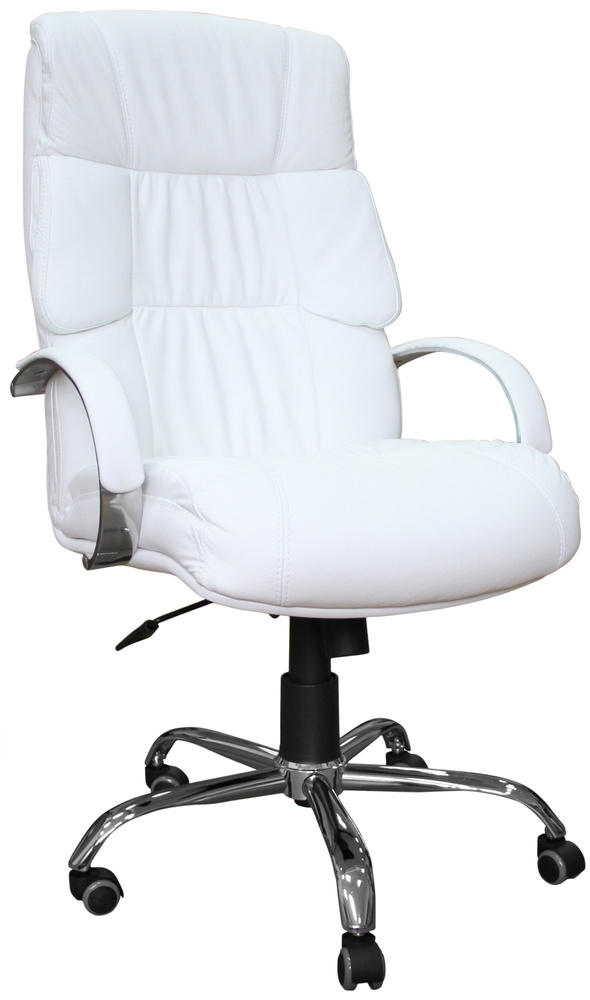 TUTKRESLA Игровое компьютерное кресло, Натуральная кожа, белый  #1