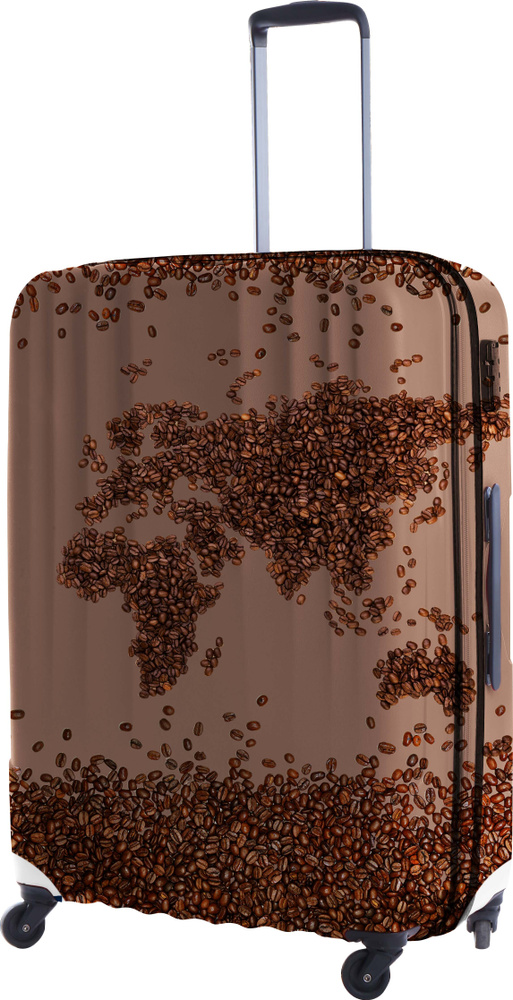 Чехол для чемоданов-14-XL-коричневый #1