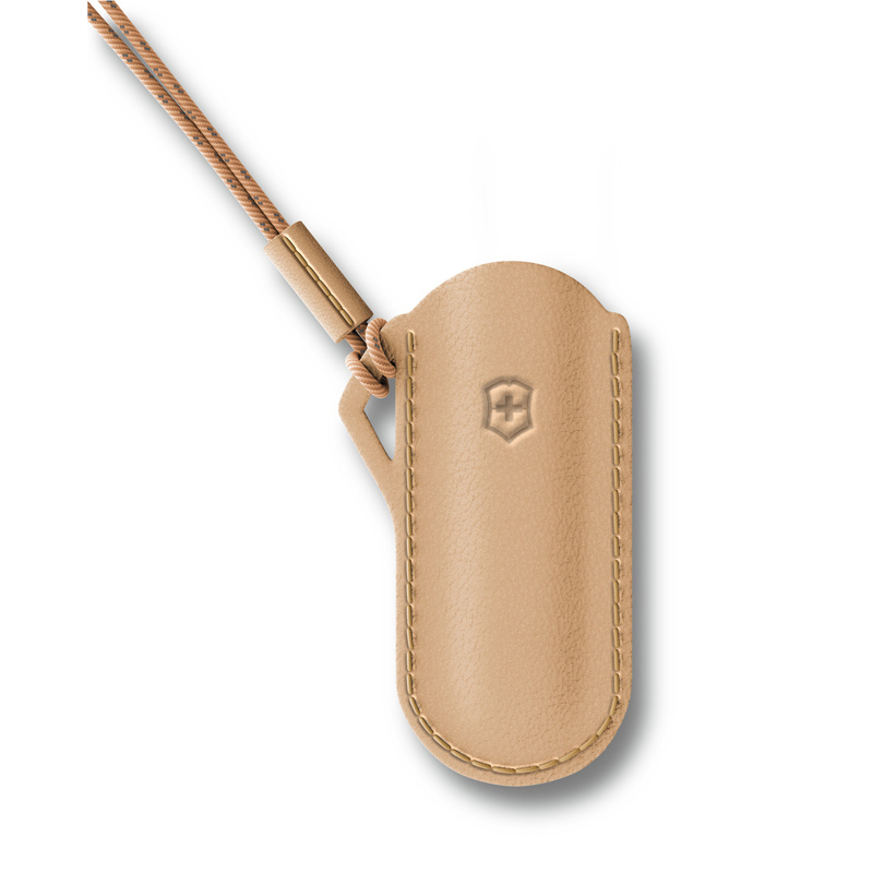 Чехол VICTORINOX "Wet Sand" для ножей Classic Colors 58 мм, кожаный, песочный 4.0670.49  #1