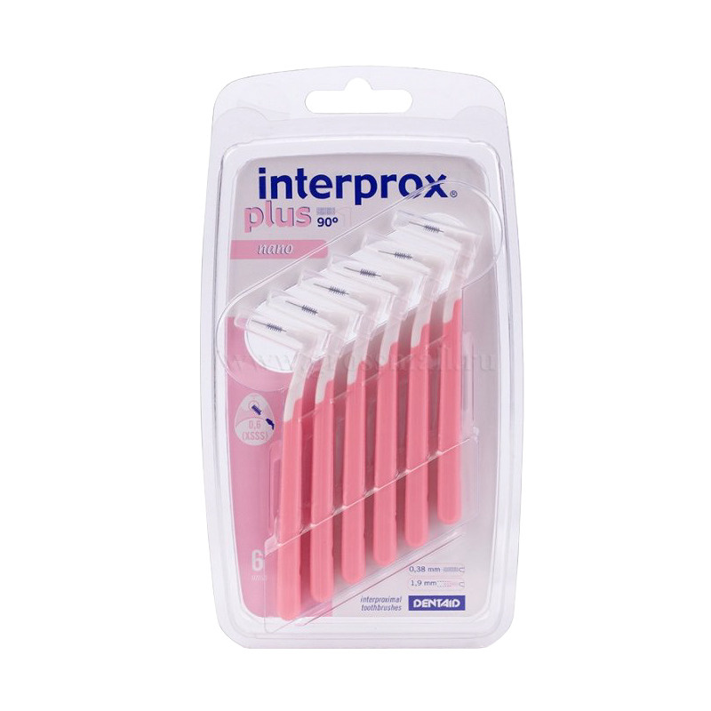 Межзубные ершики для брекетов Interprox Plus Nano 6 шт (0,6 мм), 1 упаковка  #1