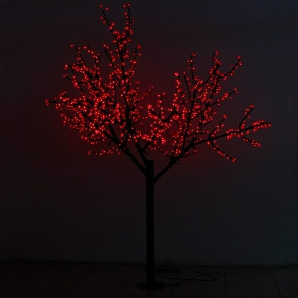 Сакура, дерево светодиодное, 6480 LED, цвет красный, высота 600 см, China Dans, артикул FZ-6480/Red  #1