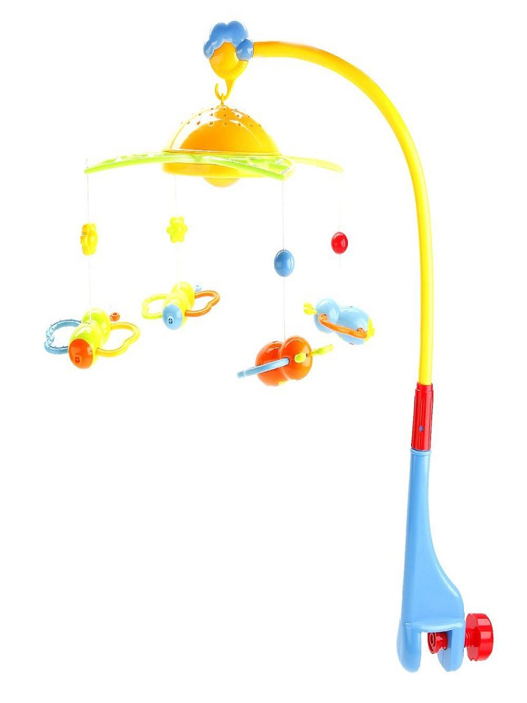 Игрушка для малышей. Мобиль "Пчелки" звуковые и световые эффекты 45х32х9,5 см  #1