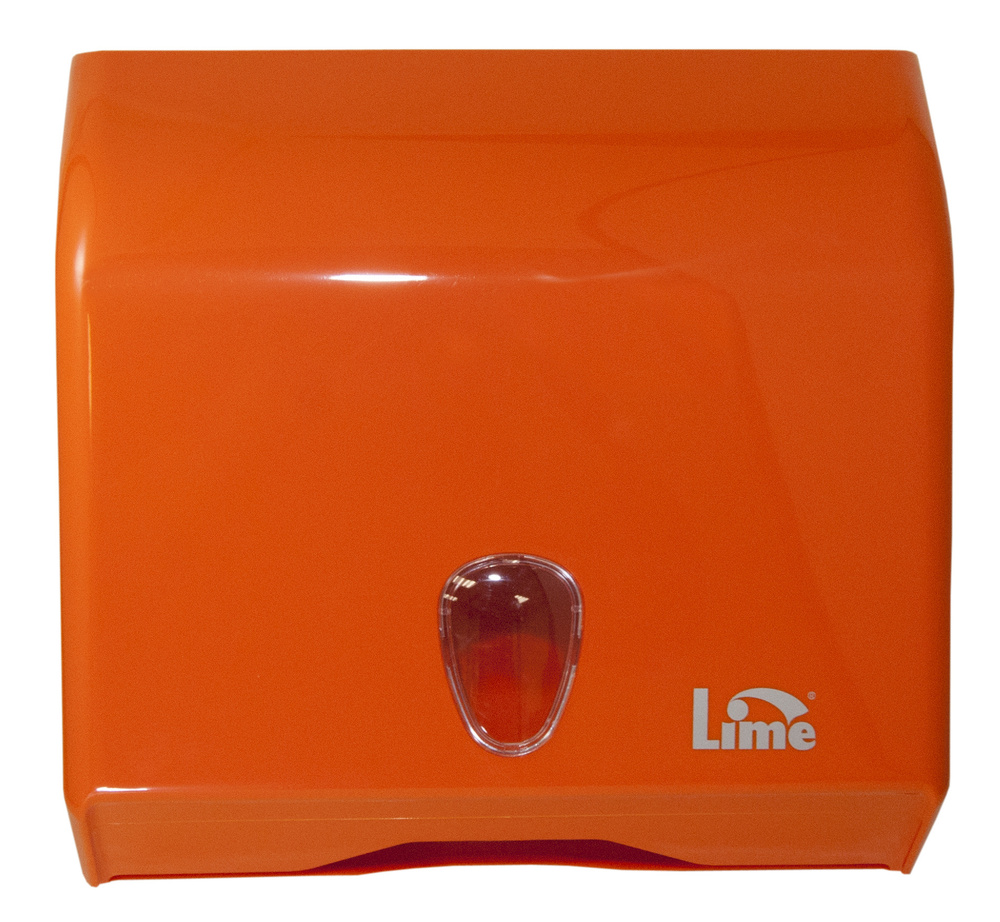 Диспенсер для бумажных полотенец настенный V-сложения LIME, оранжевый  #1