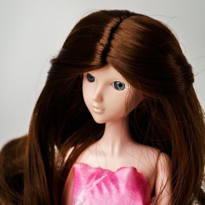 Волосы для кукол Волнистые с хвостиком размер маленький, цвет 9  #1