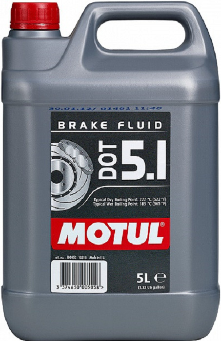 Тормозная жидкость MOTUL DOT 5.1 BRAKE FLUID, 5 л. #1
