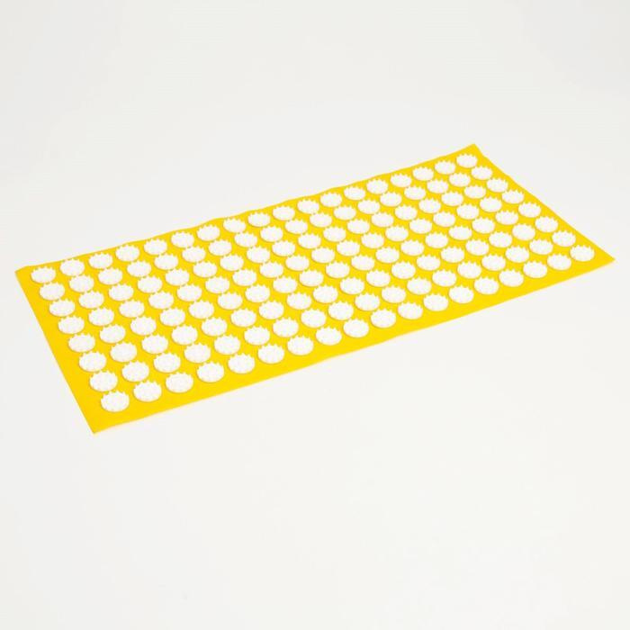 Аппликатор Кузнецова, 144 колючки, спанбонд, жёлтый, 26 х 56 см.  #1