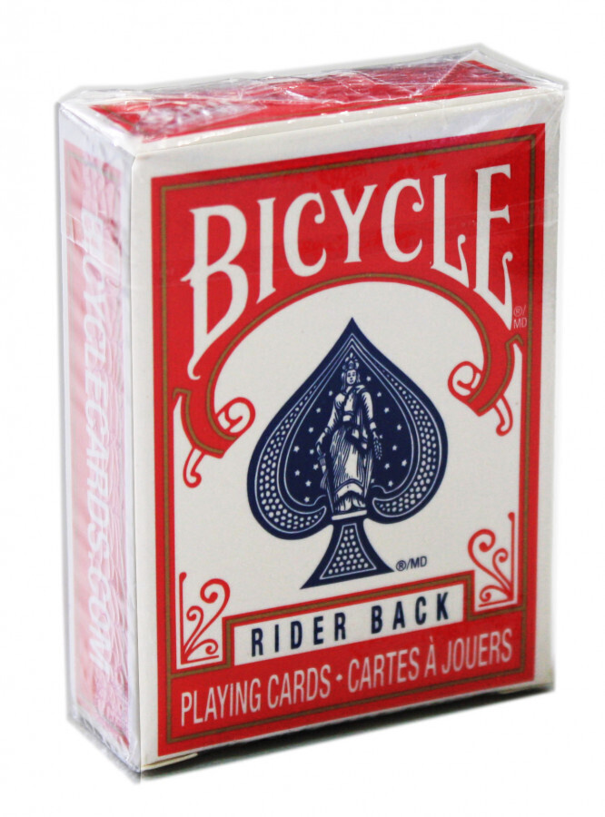 Игральные карты Bicycle Мини, красные, 1 колода - купить с доставкой по ...